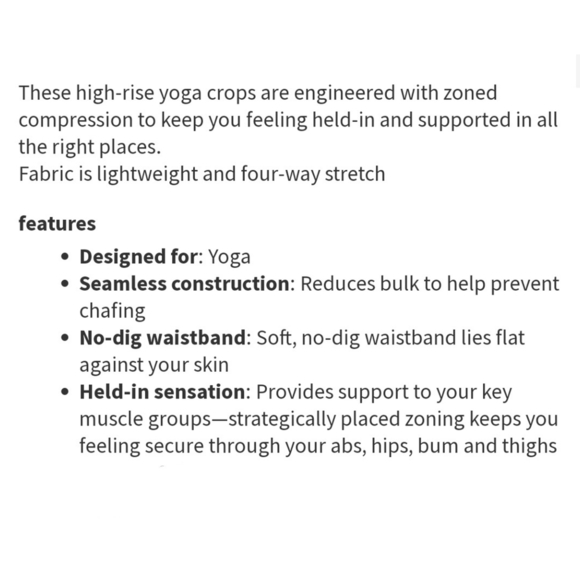 LULULEMON Zone In Crop - Picture 10 of 10